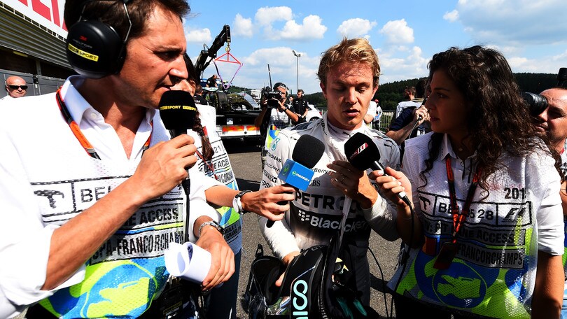 F1 Gp Belgio, Rosberg: «Scioccante perdere il controllo»
