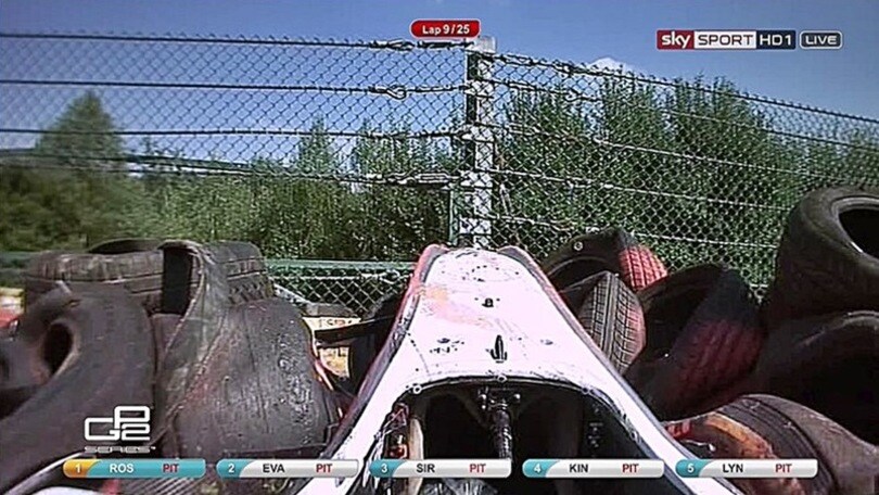 Gp2 Belgio, spaventoso incidente per l'olandese de Jong
