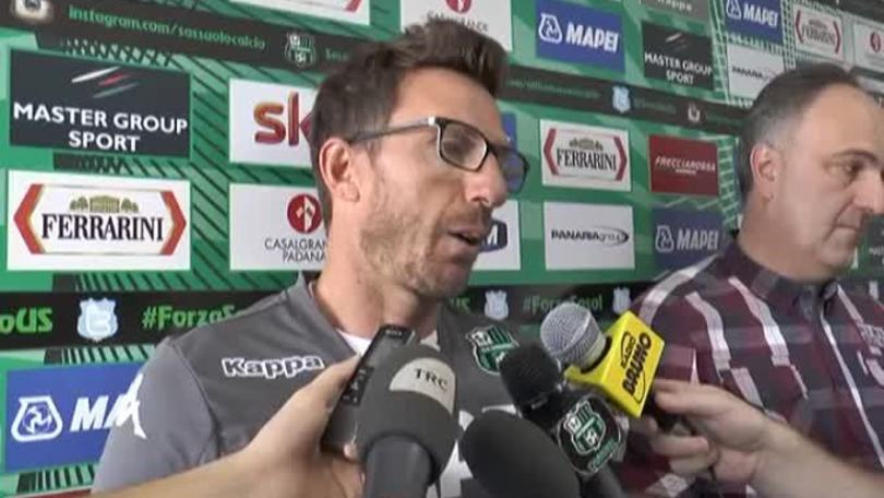 Di Francesco: "Pre-campionato ottimo, c'è ottimismo"