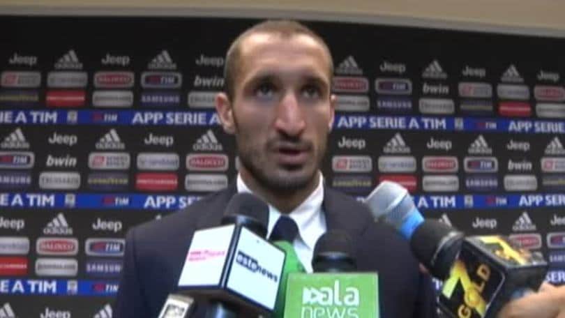 Chiellini: "Campionato lungo, domenica vogliamo vincere"
