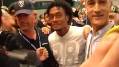 Accoglienza da re per Cuadrado