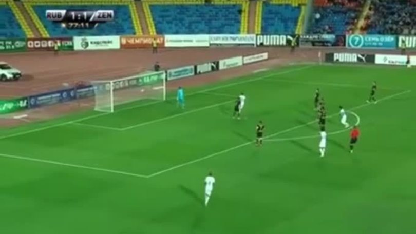 Hulk, gol da Play Station contro il Rubin