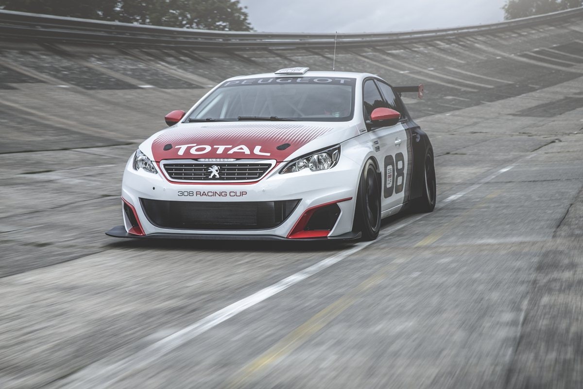 Peugeot 308 Racing Cup, pronta per la pista