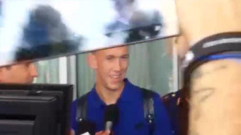 Perisic a Milano: "Forza Inter"
