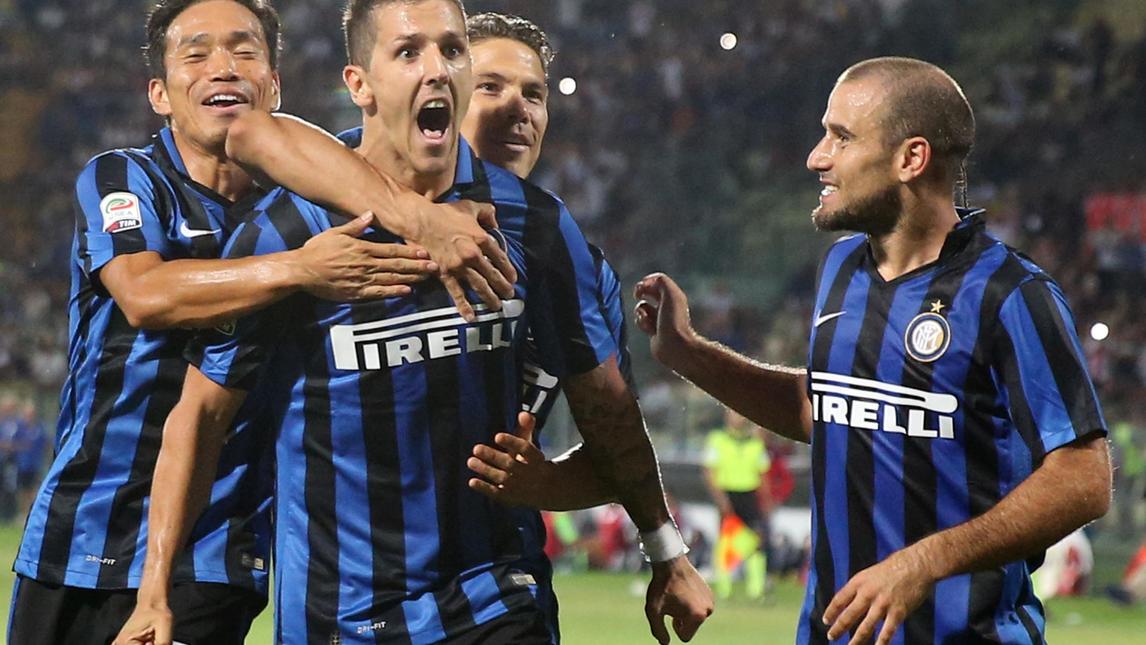 Inter capolista grazie a Jovetic: il Carpi piegato 2-1 nel finale