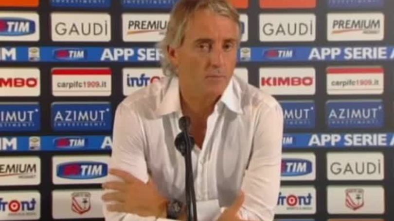 Mancini: "Dal mercato non mi aspetto nulla"
