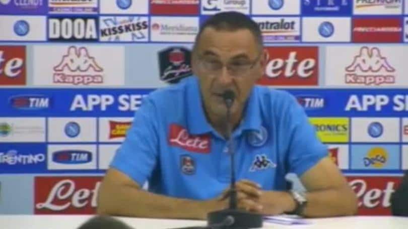 Sarri: "Bene per 55'. Il rigore è generoso"