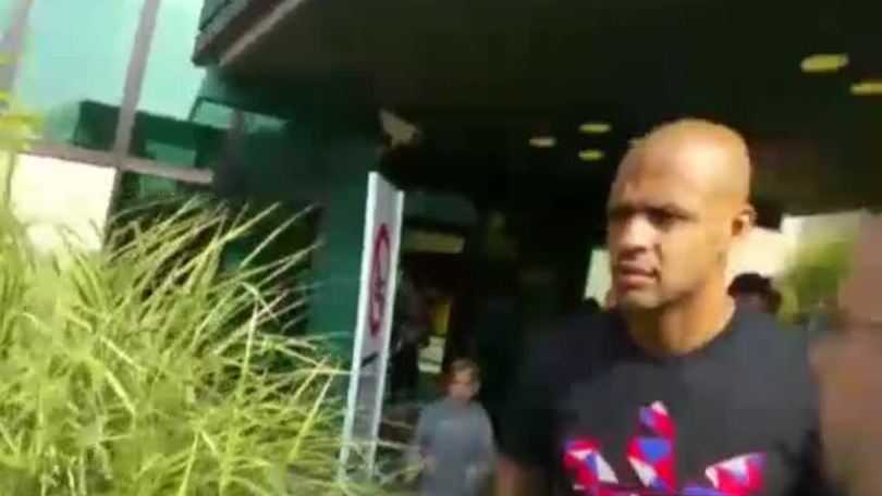 L'uscita dalle visite mediche di Felipe Melo
