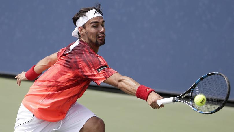 Us Open, Fognini in salita con Nadal