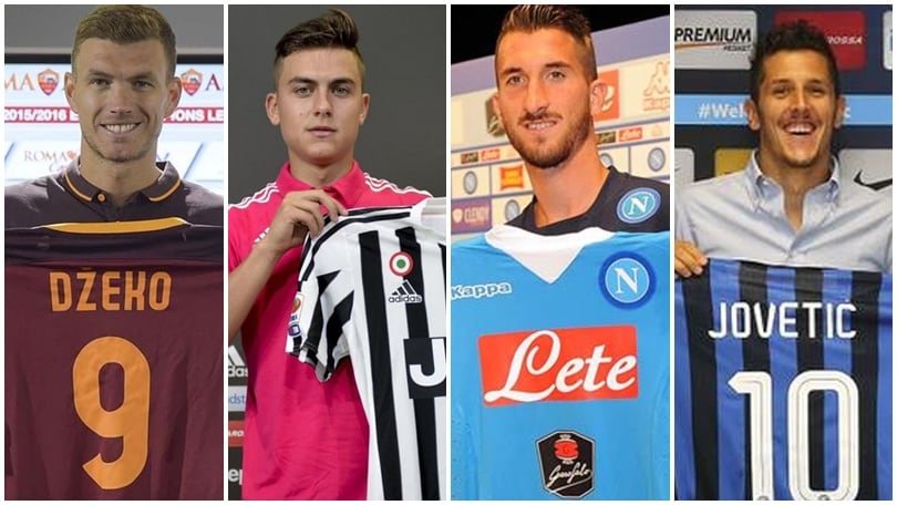 Calciomercato, tutti i colpi con le nuove maglie