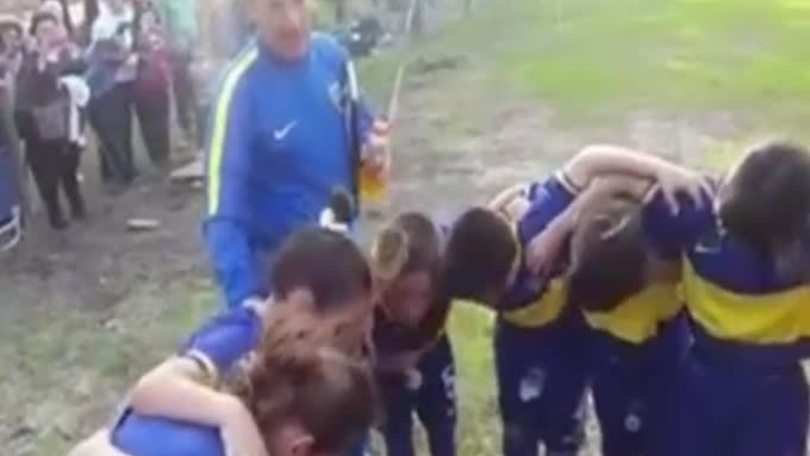 I baby del Boca Juniors ed il discorso per caricarsi