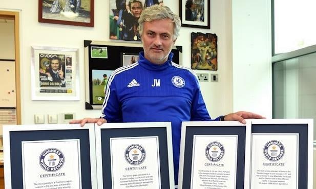 Mourinho entra nel Guinness dei primati
