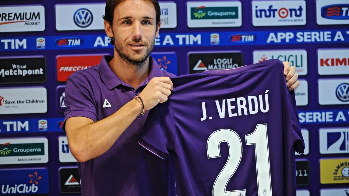 Fiorentina, presentato Verdù. Avrà la maglia numero 21