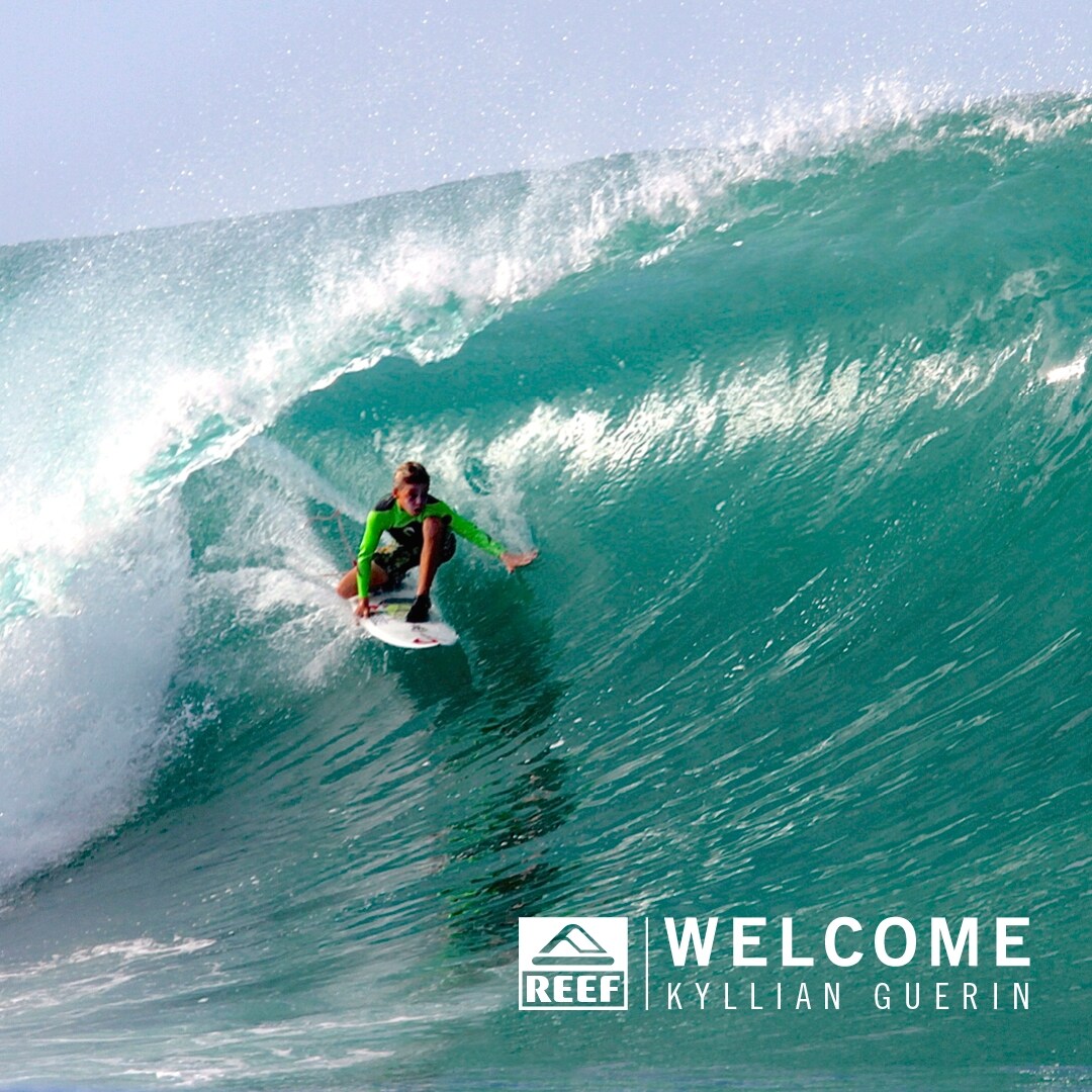 Kyllian Guerin nuovo testimonial di Reef
