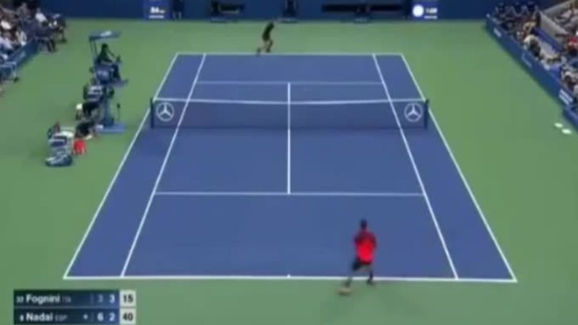 Impresa Fognini, eliminato Nadal