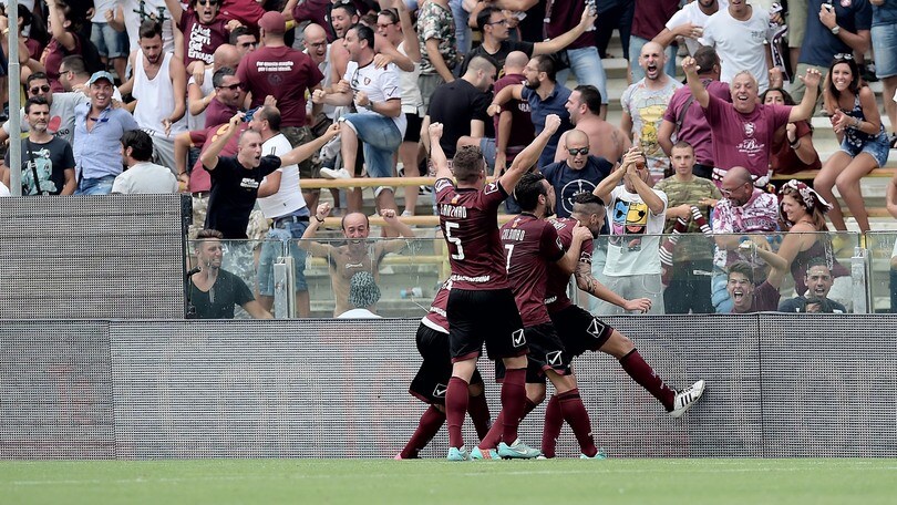 Salernitana, che tris. Panucci, poker a Oddo