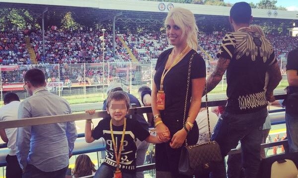 Formula 1, a Monza c'è anche Icardi con Wanda e i bambini