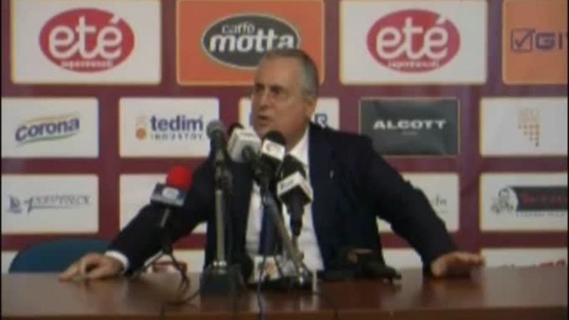 Lotito: "Vittoria meritata"