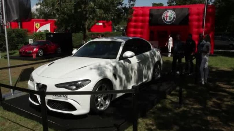 Alfa Giulia celebra la F1 a Monza