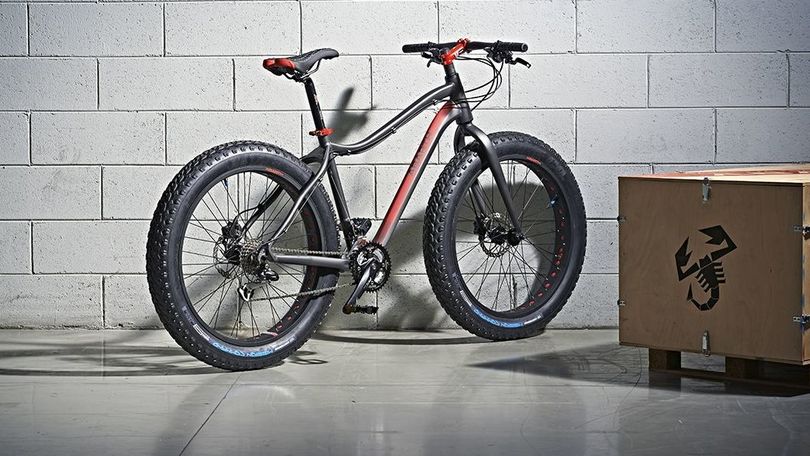 Abarth: lo Scorpione pedala in mountain-bike