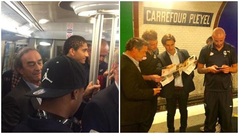 Autobus rotto, il Bordeaux va allo stadio in metropolitana!