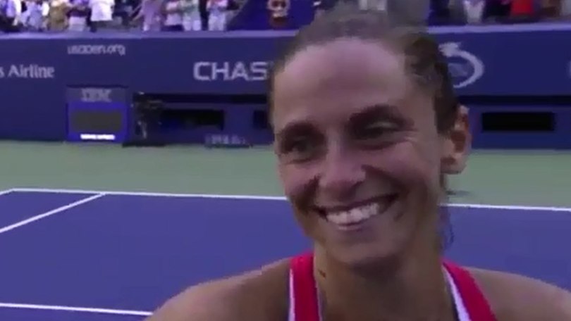 Roberta Vinci, gioia incontenibile: «Coach, quanti soldi ho vinto?»