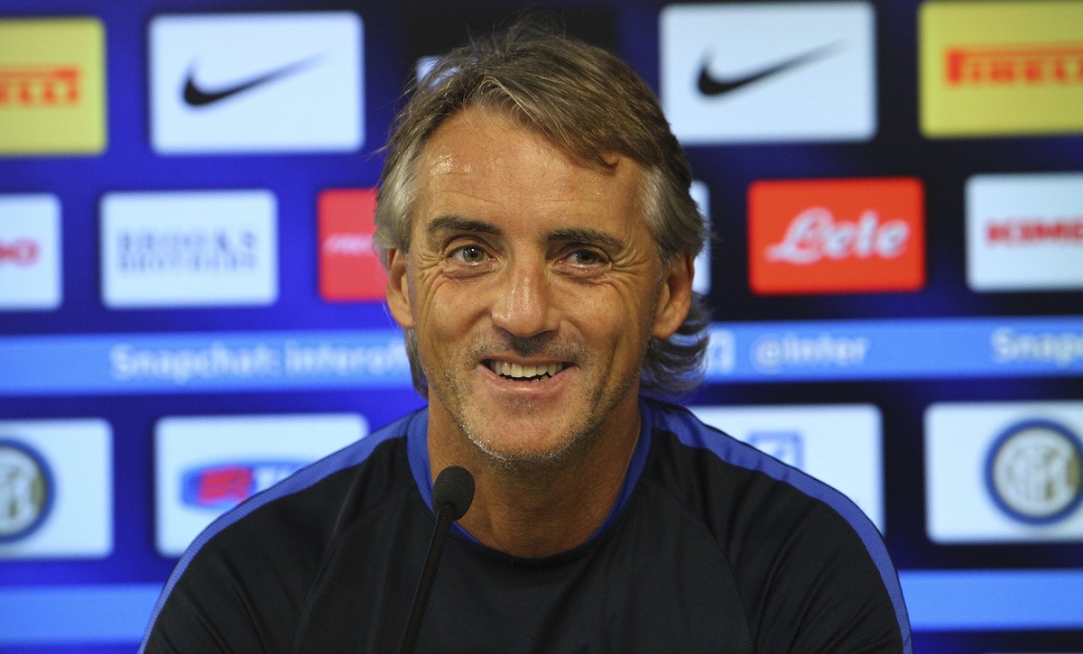 Mancini: «Milan favorito. L'Inter farà un grande campionato»