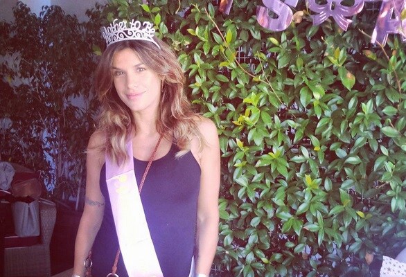 Elisabetta Canalis, super compleanno con bimba in arrivo