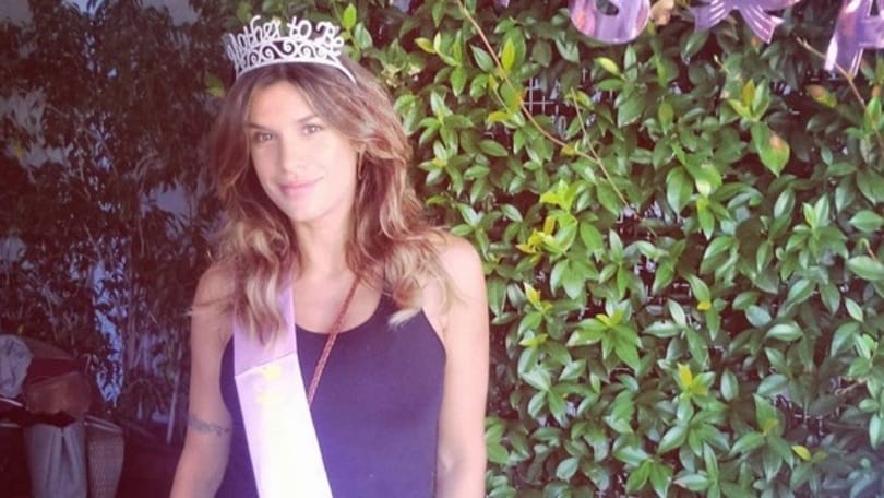 Elisabetta Canalis, super compleanno con bimba in arrivo