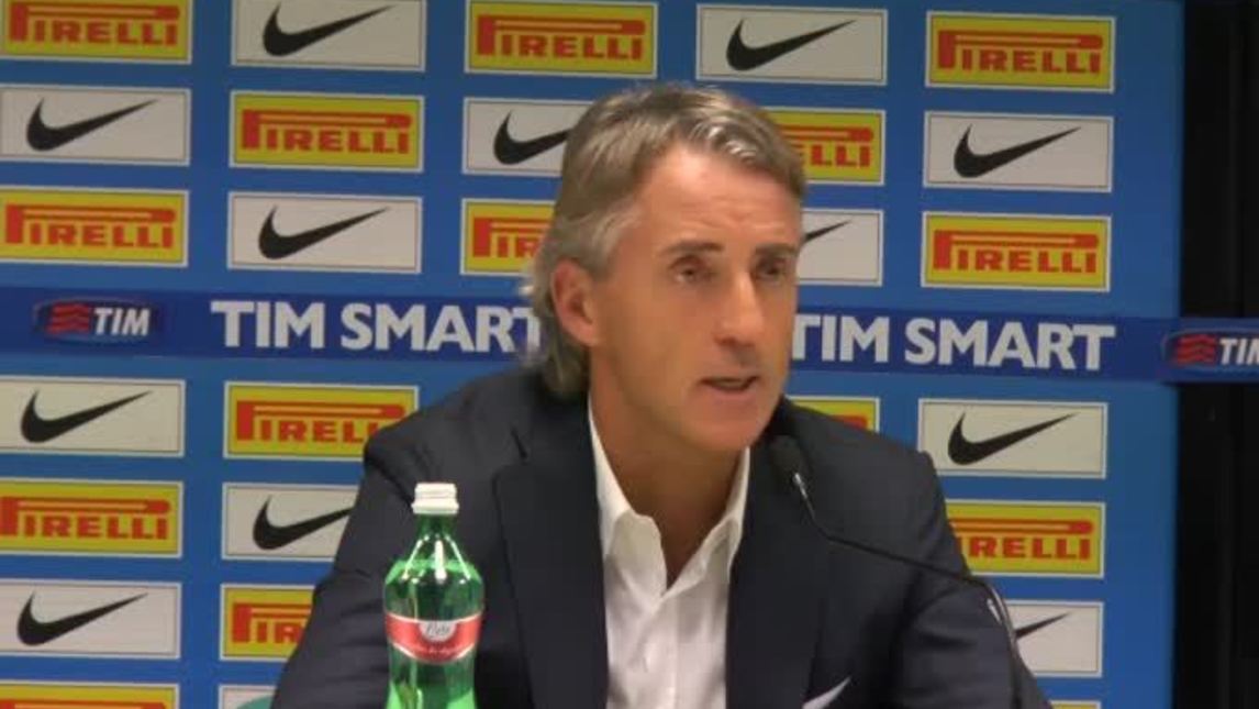 Mancini: "Milan e Juve lotteranno per lo Scudetto"