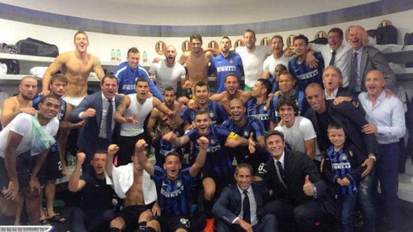 Inter, che festa per la vittoria nel derby