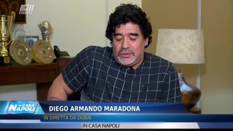 Maradona: "Nulla contro Sarri, ma il Napoli è un'altra cosa"