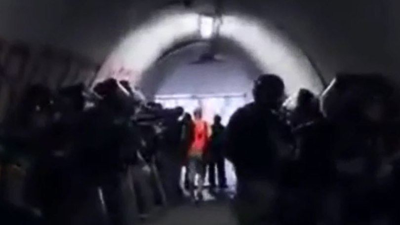 Derby di Belgrado, il tunnel del Marakana è da brividi