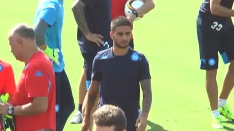 Napoli: allenamento in vista del match di Europa League