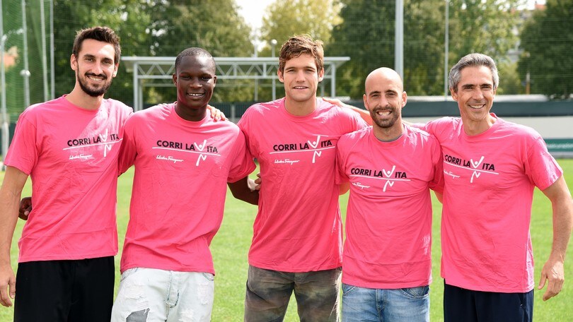 Firenze, tra i testimonial di Corri la Vita c'è anche la Fiorentina