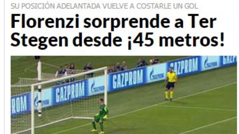 La stampa spagnola celebra il gol di Florenzi