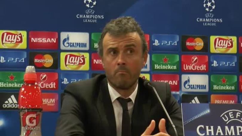Luis Enrique: "Sei occasioni da gol dovevano essere sufficenti per vincere"