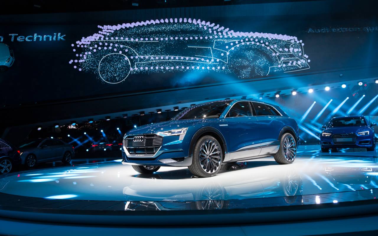 Audi e-tron quattro, Salone di Francoforte Live