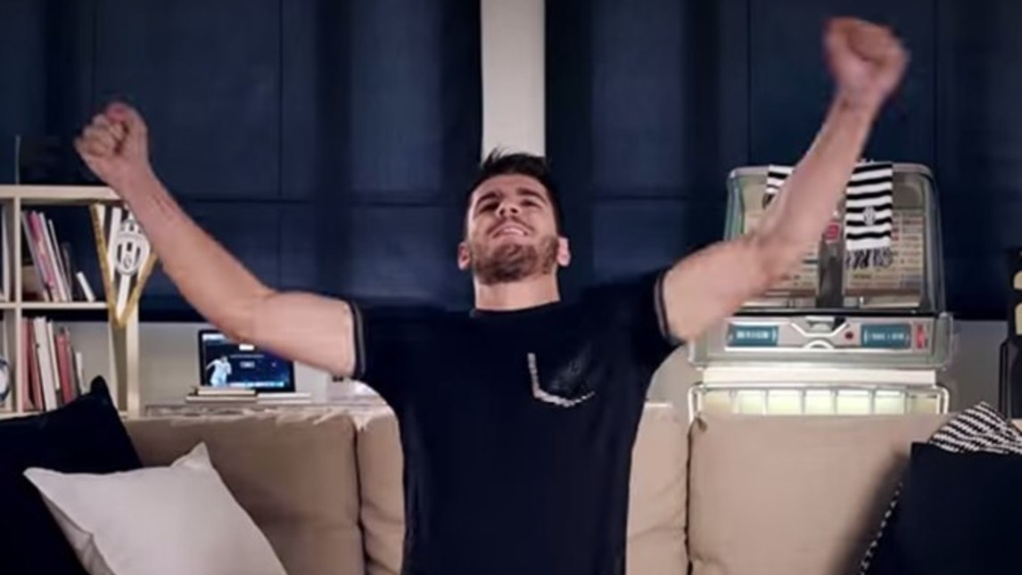 PES 2016, Morata nel trailer segna due gol alla Roma