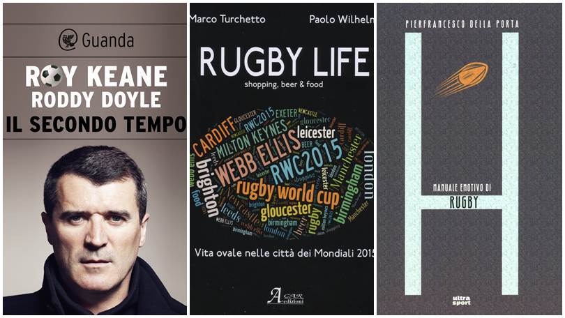La vita di Roy Keane e due libri sul rugby Mondiale