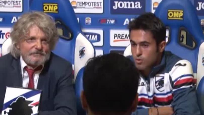 E Ferrero baciò Eder per il rinnovo....
