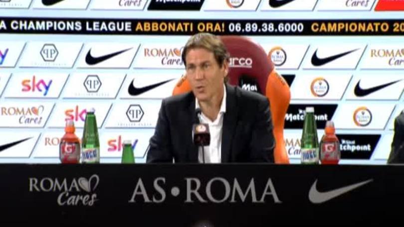 Garcia: "La Juve resta la favorita per lo scudetto"
