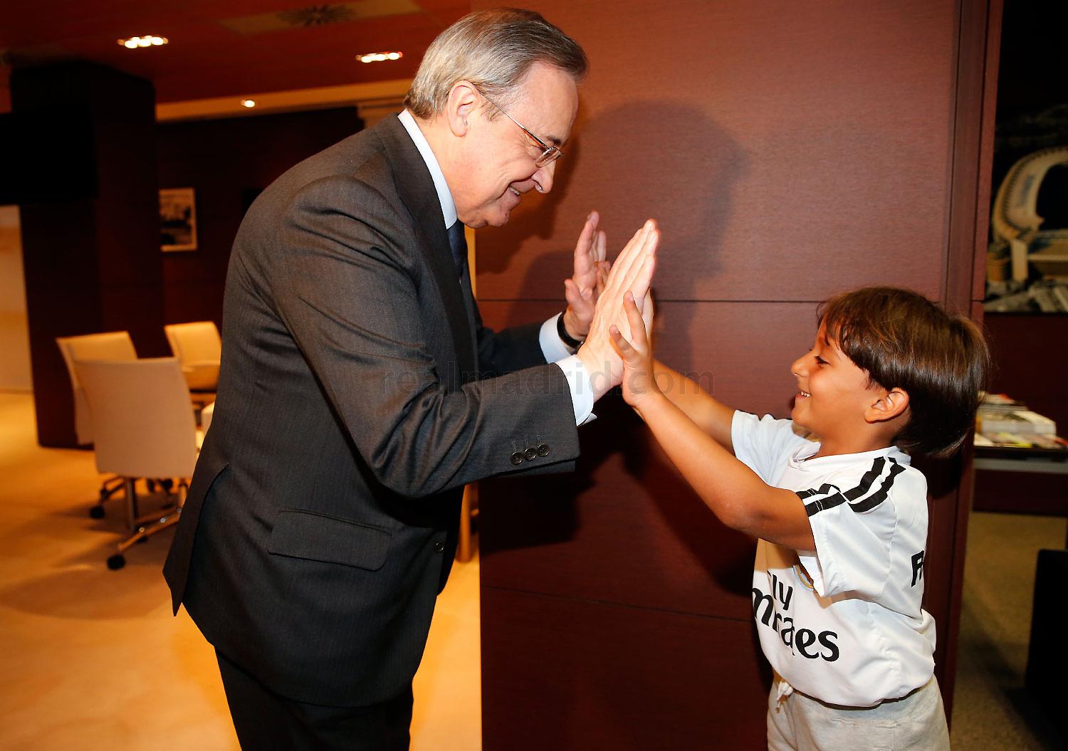 Real Madrid, al Bernabeu Osama e il piccolo Zeid