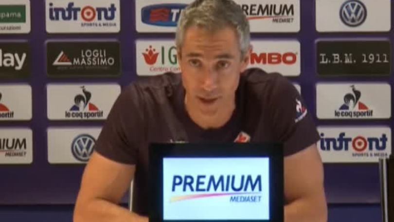 Paulo Sousa: "Fortunatamente giochiamo subito"