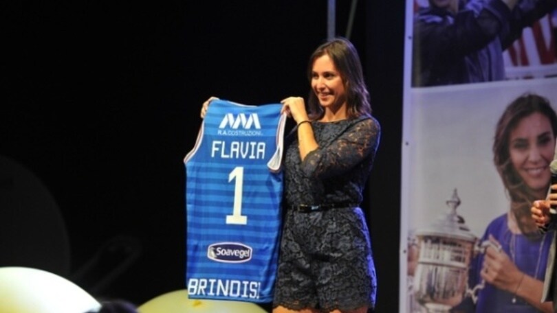 Pennetta, che festa! E c'è pure il Basket Brindisi