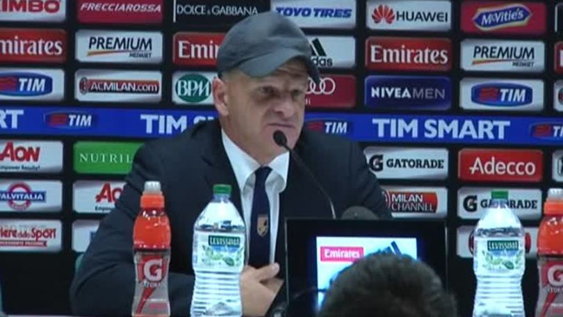 Iachini: "C'è rammarico, puniti nel momento migliore"