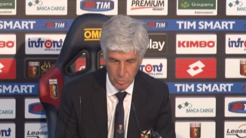 Gasperini: "Rigore inesistente"