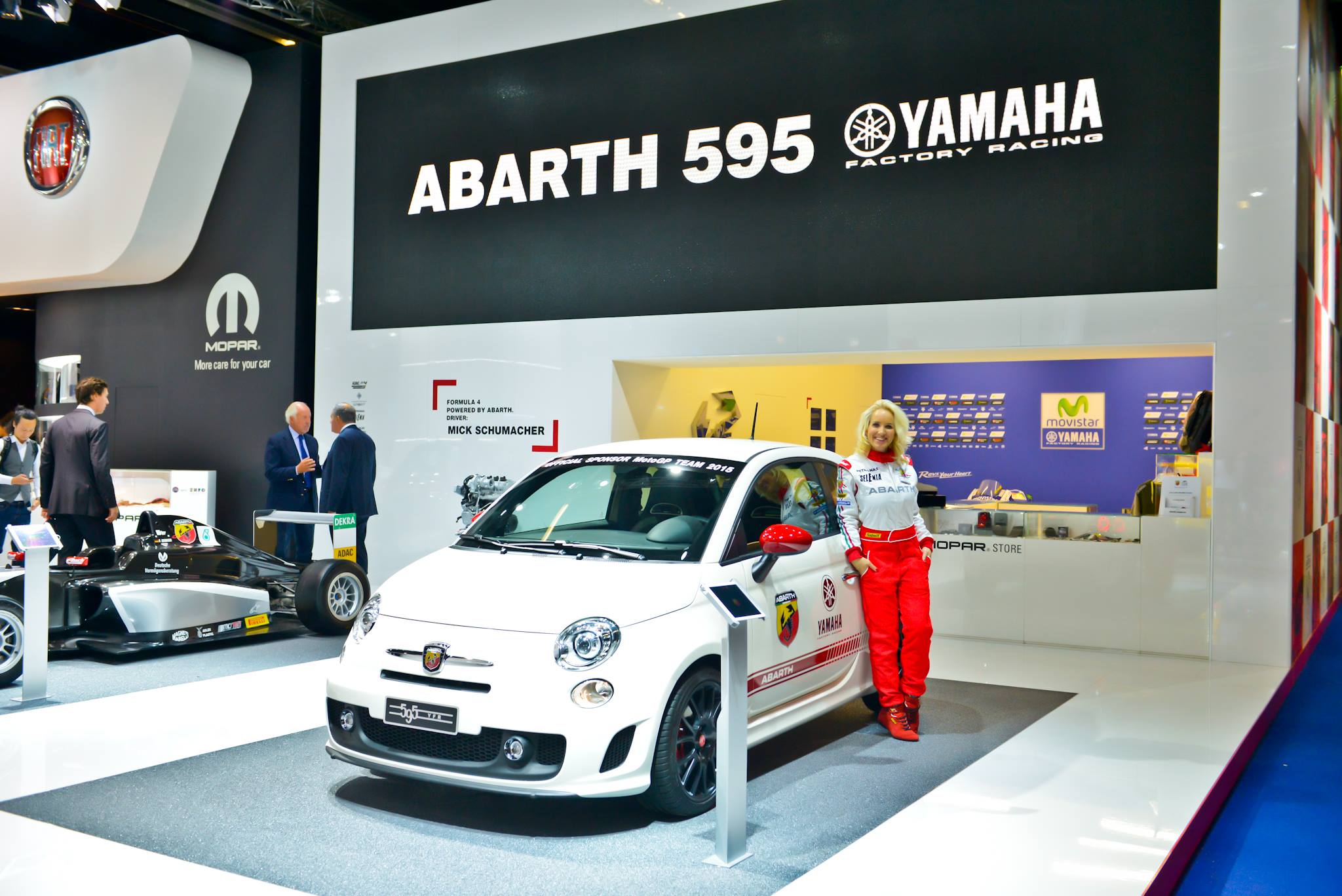 Abarth 595 Yamaha Factory, Salone di Francoforte