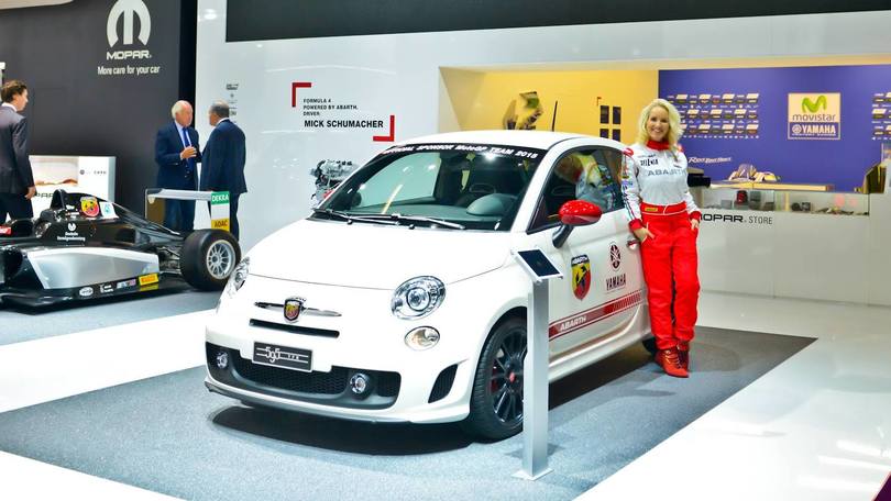 Abarth 595 Yamaha Factory, Salone di Francoforte