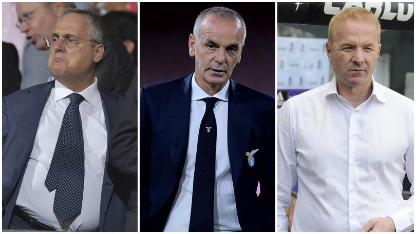 Lazio, Lotito e Tare vicini a Pioli: critiche durissime alla squadra